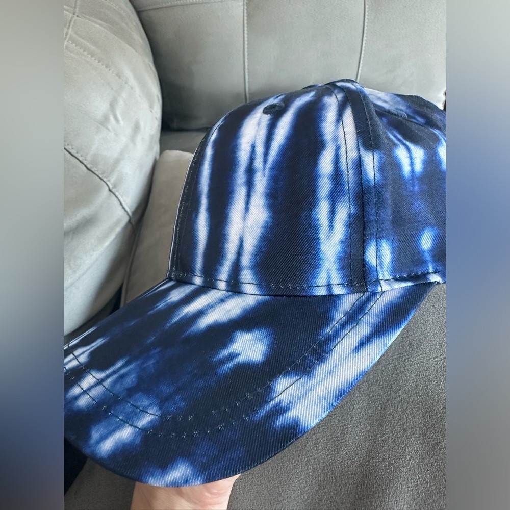 Molo Sebastian Smiley Hat Tie Dye Vertical baseball Hat Size S-M New! - Picture 11 of 14